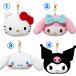  Sanrio лицо чехол для пропуска Hello Kitty My Melody Cinnamoroll черный mi