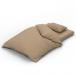 offtime[ off время ] futon комплект крышек ( матрас футон для )linen Like ткань Brown одиночный ......... всесезонный стиральная машина OK