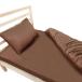  futon комплект крышек 4 позиций комплект подушка покрытие 2 листов box простыня .. чехол на футон Brown двойной 