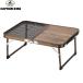 CAPTAIN STAG( Captain Stag ) Bistro половина сетка стол 60×40 UC-578.. огонь стол складной стол Solo кемпинг бесплатная доставка 