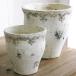  plant pot stylish antique ceramics pot Blanc sheja- pot large small 2 point set 18cm 12cm 6 number 4 number pot interior outdoors potted plant decorative plant . root Northern Europe cheap 