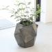  цветочный горшок модный античный цемент машина dist n pot < максимальный внешние размеры 15cm 5 номер (2.5 номер для ) низ дыра есть серый посадочная машина шестиугольник горшок салон наружный декоративное растение 