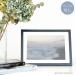  ornament art art frame art panel monochrome beach A4 size photo photograph black black frame panel poster interior 