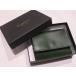  длинный distance (LONGDISTANCE) Buttero Leather Mini Wallet зеленый сделано в Японии 