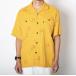 TURN ME ON( Turn mi- on ) оригинал общий рисунок принт открытый цвет рубашка (YELLOW) (MENS)M/L размер 
