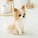  soft wool .... felt dog chihuahua long coat h441-422