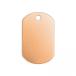 MIYUKI Impress art Stan pin g blank dog tag copper 2 go in mail service / courier service possible u3008-2