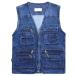¹͢ʡElonglin Mens Outdoor Vest Work Safari Fishing Travel Multi Pock