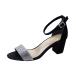 ¹͢ʡFloral Lizette (DP909) Women's Wide Width Ankle Strap Heeled San