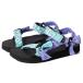 ¹͢ʡArizona Love Trekky Sandals Violet Aqua EU 38 (US Women's 8) M