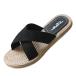 ¹͢ʡLady Espadrilles Cross Strap Sandals for Women Casual Slides Sli