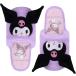¹͢ʡRoffatide Anime Kuromi Slippers Plush Slippers Furry Indoor Slid