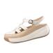 ¹͢ʡWomen's Leather Closed Toe Fisherman Sandal,Adjustable Hollow Pl