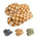 ¹͢ʡVTTDB Checkered Slippers for Women,Open Toe House Slipper Indoor