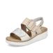 ¹͢ʡRieker Women's Strappy Sandals 69260, Beige 60, 38 EU Large