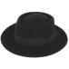 ¹͢ʡClassic Flat Top Fedora for Women   Mens Bowknot Porkpie Felt Bo