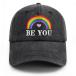 ¹͢ʡRainbow Pride Hat for Men Women, Funny Adjustable Cotton Embroid