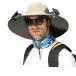 ¹͢ʡSZFQ Outdoor Wide Brimmed Visor, Fishing hat, with 2 Removable S