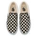 ���@���Y �X�j�[�J�[ �X���b�|�� VANS SLIP ON V98CLA�@BLACK/WHT/CHK �֘A�摜1