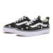  Kids VANS Van z17-22(H) OLD SKOOL Old school V36PS EB.FLW BLK/WHT/FLW