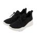  женский PANSY анютины глазки KNIT SNEAKERS вязаный спортивные туфли 7504 BLACK