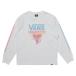 VANS Van zM Neon Checker Racing L TEE длинный рукав 126R1022300 ABC-MART ограничение WHITE