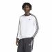 adidas Adidas U 3STRIPES LS TEE длинный рукав KE3545 WHITE