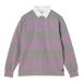 Gramicci Gramicci M LANGDON RUGBY SHIRT G6SM-J059 HEATHER/PURPLE