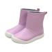  Kids PANSY анютины глазки 18-19 KIDS RAIN BOOTS Kids влагостойкая обувь MM1000 PURPLE
