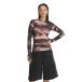  женский adidas Adidas W AOP MESH LS TEE(BADIGIRL) длинный рукав LE8316 VERM/CRYS/AURO