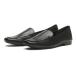  женский JOLI ENCORE(FR)jo Lee * Anne call SQUARE FLAT LOAFERS квадратное Flat Loafer JE-2221 BLACK