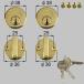 DCXZ001to вынос руля do Ad a набор таблеток лучший булавка цилиндр Gold 