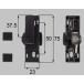 S8CL1226RS новый день легкий Crescent ( блокировка маркер (габарит) есть ) для окна LIXIL* Lixil [ старый to вынос руля ] оттенок черного R свое усмотрение 
