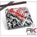 RUSS-K двойной бумажник черный 