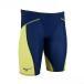 [ Mizuno ]GX*SONIC DUAL.. для половина леггинсы мужской купальный костюм /.. купальный костюм / рейсинг купальный костюм /MIZUNO (N2MBD015)84 темно-синий × Cyber желтый 
