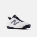 [ New balance ]4040 v8 Youth Turf-Trainer Junior бейсбол тренировочная обувь /Newbalance (Y40405PG) NB 103 WHITE with TEAM NAVY
