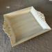  tray стиль tray 23×19 Gold Classic O-Bon квадратное 4 угол белый . золотой 52500TY-GD