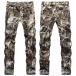  мужской низ брюки Denim брюки Sune -k принт змея рисунок тонкий casual шт ..