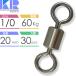 KISSRITSU вертлюг swiveles 1/0 номер 20mm выдерживающий 60kg 30 штук Kiss litsu рыболовные снасти приспособление нить yore предотвращение low кольцо вертлюг Rk811