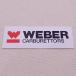 WEBER CARBURETTORS стикер 2 шт. комплект 