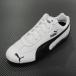 PUMA скорость кошка кожа спортивные туфли | PUMA White-PUMA Black