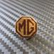 MG Logo значок Gold & Brown 