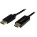 DisplayPort - HDMI�ϊ��P�[�u�� 5m 4K�𑜓x UHD�Ή� �f�B�X�v���C�|�[�g DP - HDMI�A�_�v�^(�P�[�u������) �I�X �I�X  �X�^�[�e�b�N Startech