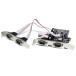  серийный 4 порт расширение PCI Express интерфейс карта 4x RS232C порт повышение для PCIe x1 подключение панель 16550 UART встроенный Star Tec StarTech.com все период гарантия 