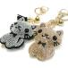  задний очарование ремешок брелок для ключа кошка кошка biju- style pave пакет .. симпатичный 