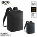 ace. Ace gajetabruR мужской деловой рюкзак A4 размер 14.0 дюймовый Note PC соответствует вставка повышение 15-20 литров 68007