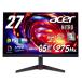 Acer �����ߥ󥰥�˥��� Nitro 27����� 2560��1440 WQHD 16:9 IPS ����� 275Hz 0.5ms(GTG)  AMD  HDMI 2.1 VG270UZ2bmiipx