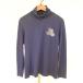 #anc черный &amp; белый Black&amp;White cut and sewn темно-синий Golf стразы кошка с высоким воротником женский [781043]