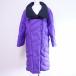 #wnc che sepyu- Mini Ciesse Piumini coat 42 purple black series down coat reversible quilting Italy made lady's [799089]