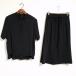 #spc поэзия ..sisendouhitosi Tamura HITOSHITAMURA юбка костюм чёрный из трех частей крепдешин лучший ремень имеется женский [841656]
